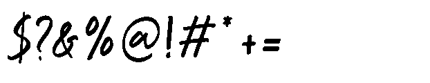 Agatha Mitchellin Font OTHER CHARS