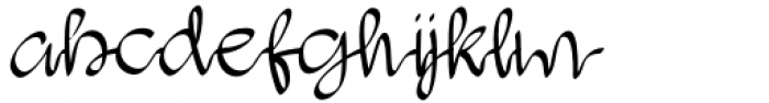 Agathsya Regular Font LOWERCASE