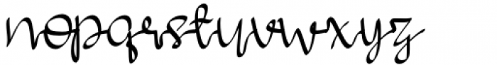 Agathsya Regular Font LOWERCASE