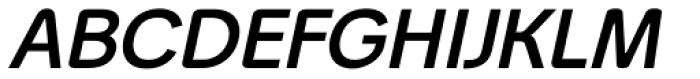 Agave Semi Bold Italic Font UPPERCASE