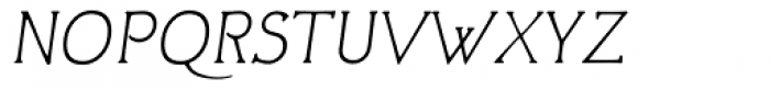 Aged Italic Font UPPERCASE