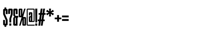 Agency FB Compressed Bold Font OTHER CHARS