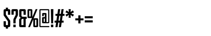 Agency FB Condensed Bold Font OTHER CHARS