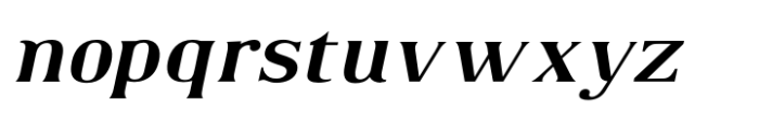 Agentic Light Extended Italic Font LOWERCASE