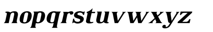 Agentic Medium Extended Italic Font LOWERCASE