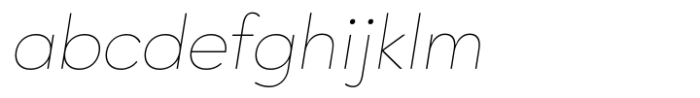 Ageo Thin Italic FONT