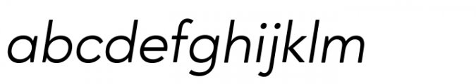 Ageo Variable Italic Font LOWERCASE