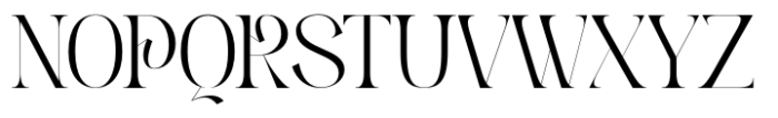 Ager Font UPPERCASE