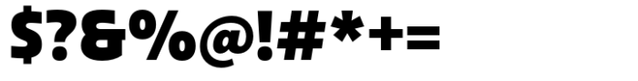 Agera Gothic Extra Bold Font OTHER CHARS