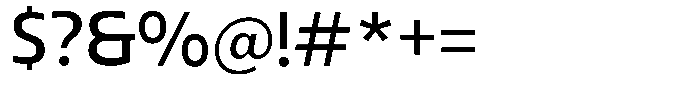 Agera Gothic Variable Font OTHER CHARS