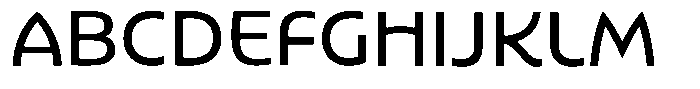 Agera Gothic Variable Font UPPERCASE