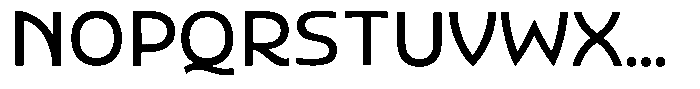 Agera Gothic Variable Font UPPERCASE