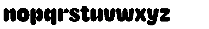Ageris Black Font LOWERCASE