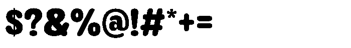 Ageris Bold Font OTHER CHARS