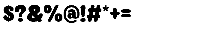 Ageris Extra Bold Font OTHER CHARS