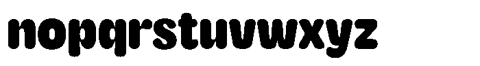 Ageris Extra Bold Font LOWERCASE