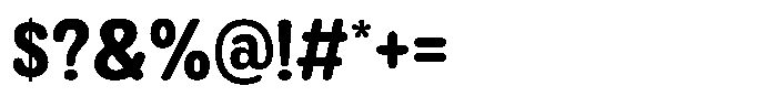 Ageris Medium Font OTHER CHARS