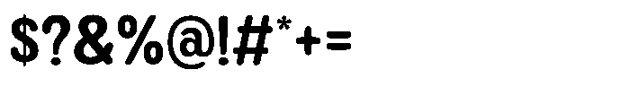 Ageris Regular Font OTHER CHARS