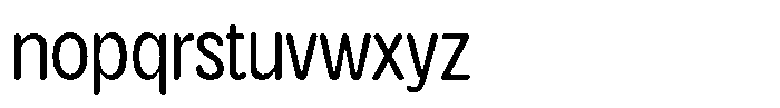 Ageris Thin Font LOWERCASE
