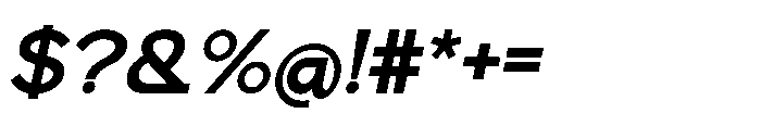 Agern Bold Italic Font OTHER CHARS