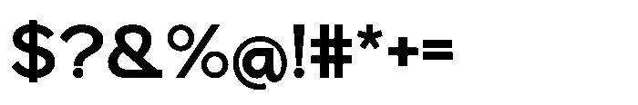 Agern Bold Font OTHER CHARS