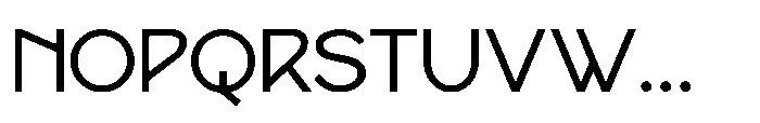 Agern Regular Font UPPERCASE