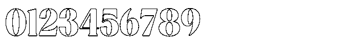 Agesta Serif Condensed Outline Font OTHER CHARS
