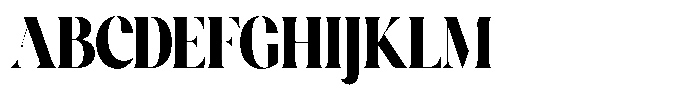 Agesta Serif Condensed Font UPPERCASE