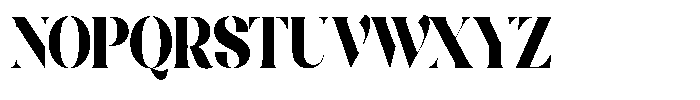 Agesta Serif Condensed Font UPPERCASE