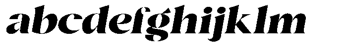 Agesta Serif Expanded Oblique FONT