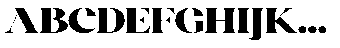Agesta Serif Expanded Font UPPERCASE
