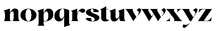 Agesta Serif Expanded Font LOWERCASE