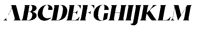 Agesta Serif Oblique Font UPPERCASE