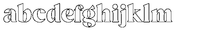 Agesta Serif Outline FONT