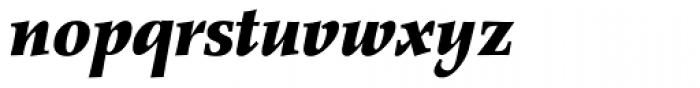 Agfa Wile Roman Black Italic Font LOWERCASE