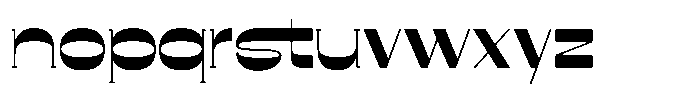 Aghesya Font LOWERCASE