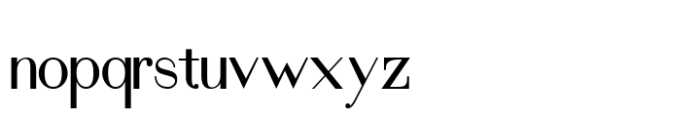 Aghimza Font LOWERCASE
