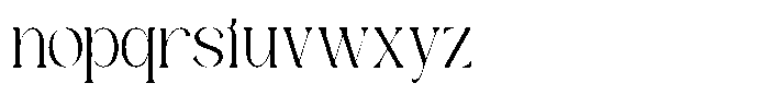 Agifted Font LOWERCASE