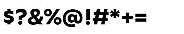 Agile Sans Bold Font OTHER CHARS