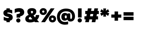 Agile Sans Std ExtraBold Font OTHER CHARS