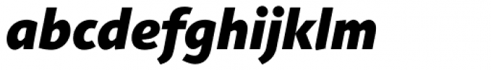 Agilita Pro Black Italic Font LOWERCASE