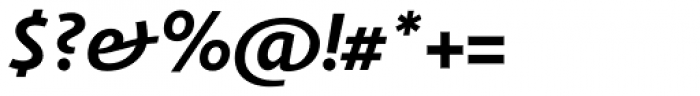 Agilita Pro Bold Italic Font OTHER CHARS