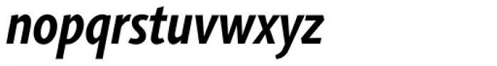 Agilita Pro Condensed Bold Italic Font LOWERCASE