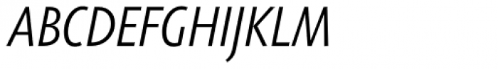Agilita Pro Condensed Light Italic Font UPPERCASE