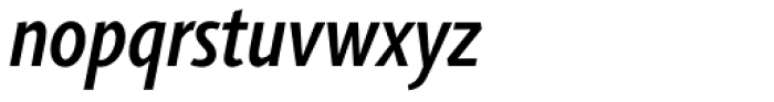 Agilita Pro Condensed Medium Italic Font LOWERCASE
