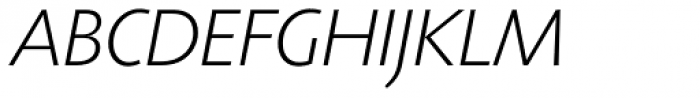 Agilita Pro ExtraLight Italic Font UPPERCASE
