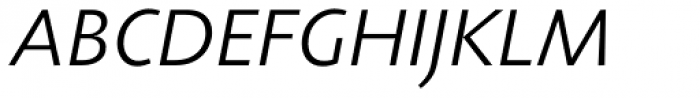 Agilita Pro Light Italic Font UPPERCASE