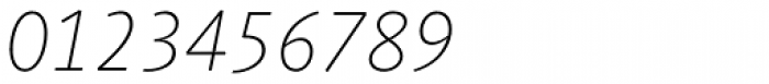 Agilita Pro Thin Italic Font OTHER CHARS