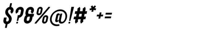 Agistors Italic Font OTHER CHARS
