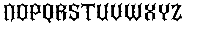Agitator Regular Font UPPERCASE